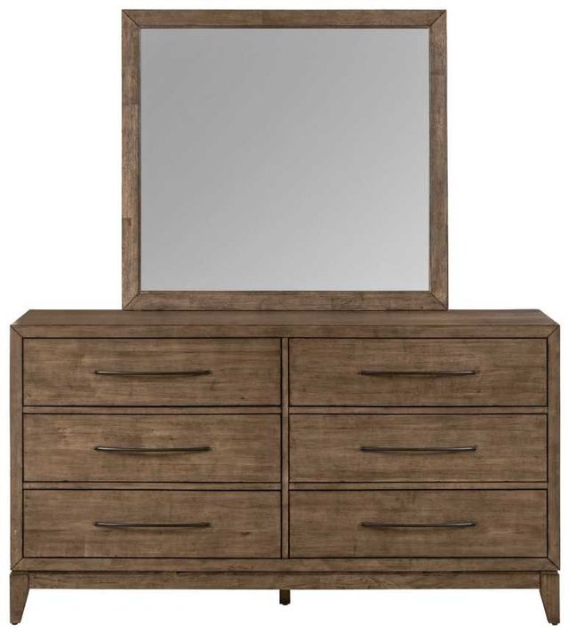 Liberty Furniture Shaker Lakes Harvest Brown Dresser and Mirror | Bell's Home Furnishings Liberty Furniture Shaker Lakes Harvest Brown Dresser and Mirror | Bell's Home Furnishings