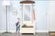 Sunny Designs™ Pasadena Buckskin/Marble White Hall Tree-3