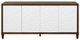 Martin Furniture Komodo Dark Brown/White 80" TV Stand-1