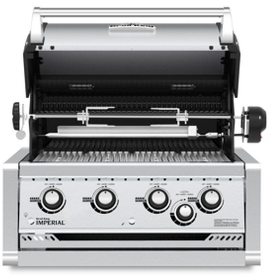 Broil King® Imperial™ S 470 4-Burner Stainless Steel Built-In Natural Gas Grill-1
