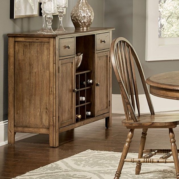 Liberty Furniture Carolina Crossing Antique Honey Dining Server-1