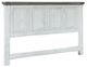 International Furniture Direct Luna Ivory Queen Panel Bed-3