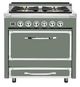 Viking® Tuscany 36" Eucalyptus Pro Style Dual Fuel Range-0