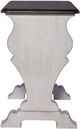 Liberty Furniture Abbey Road Churchill Brown Chair Side Table with Porcelain White Base-2