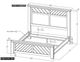 International Furniture Direct Dutton Brown King Panel Bed-2