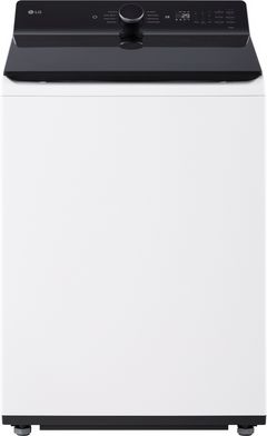 LG 5.5 Cu. Ft. Alpine White Impeller Top Load Washer with EasyUnload™ & AI Sensing