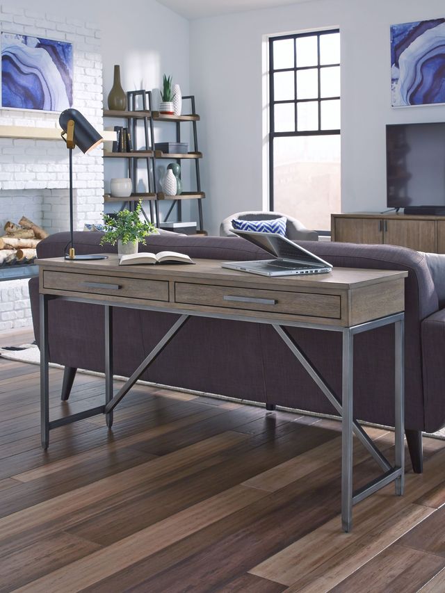 aspenhome® Trellis Desert Brown Sofa Table-3