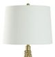 Stylecraft Medero Matte Gold Beaded Table Lamp -1