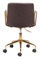 Zuo® Eric Brown Office Chair-3