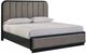 Signature Design by Ashley® Rowanbeck Black/Gray California King Upholstered Panel Bed-0
