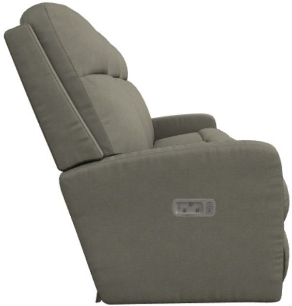 La-Z-Boy® Finley Pewter Power Wall Reclining Sofa with Headrest-3