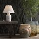 Currey & Company Cinisi Antique White Small Planter-3