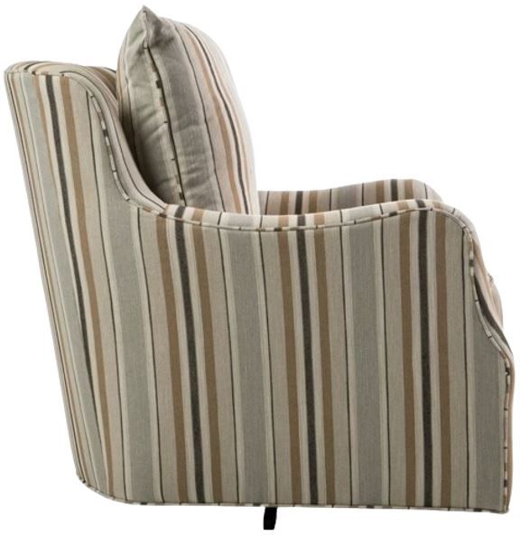 Paula Deen™ by Craftmaster® Customizable 38" Swivel Chair-3