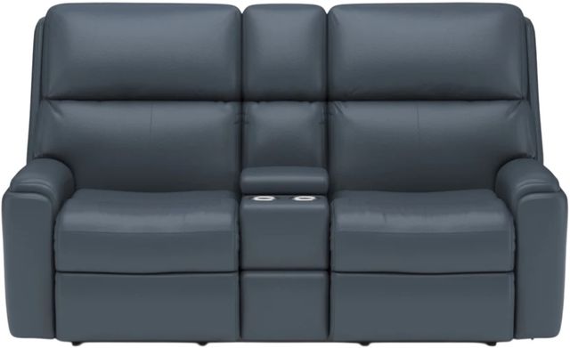 Flexsteel® Customizable Rio Power Reclining Loveseat with Console and Power Headrests-1
