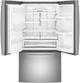 GE® 36" 27.7 Cu. Ft. Fingerprint Resistant Stainless Steel French Door Refrigerator-3