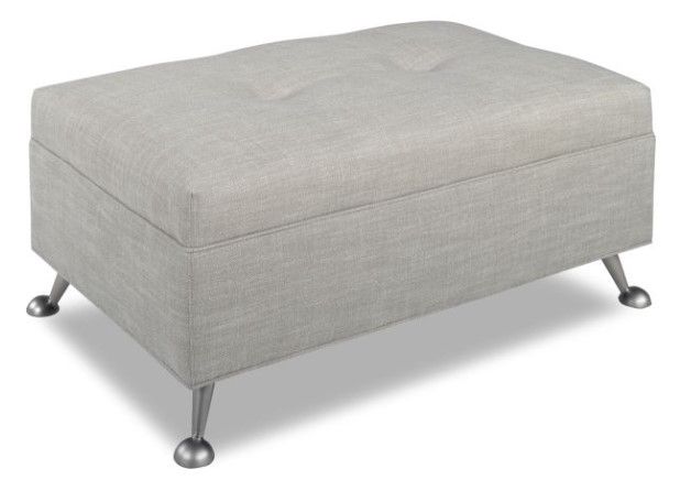 Parker Southern Eureka Light Grey Ottoman-0