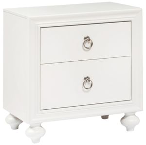 Samuel Lawrence Furniture Bella White Youth Nightstand