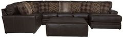 Jackson Furniture Denali 4-Piece Chocolate Right Side Facing U-Shape Sectional Set