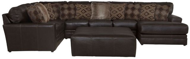 Jackson Furniture Denali 4-Piece Chocolate Right Side Facing U-Shape Sectional Set-1