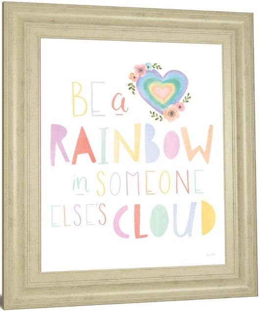 Classy Living Jenaya Jackson Lets Chase Rainbows II Wall Art-2