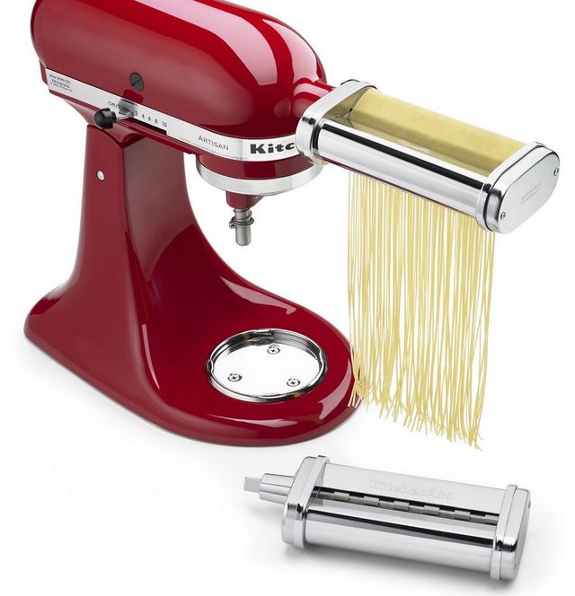 KitchenAid® 2-Piece Stainless Steel Pasta Cutter Set Stand Mixer