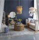 A & B Home Moorish Blue/White Throw Pillow-1