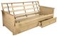Kodiak Furniture Lexington Weathered White Full Futon Frame with Storage-0