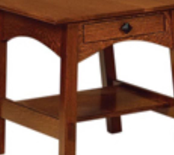 Fusion Designs Customizable Memphis Open Occasional End Table-1
