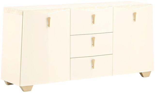 Michael Amini® Fantosini Gold Creamy Pearl Sideboard-0
