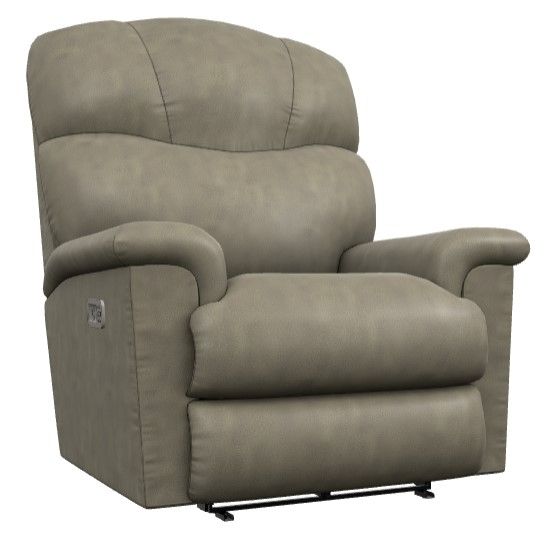 La-Z-Boy® Lancer Charcoal Power Wall Recliner with Headrest and Lumbar-0