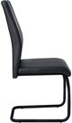 Monarch Specialties Inc. 2-Piece Black Side Chair Set with Black U-Shaped Bases-4