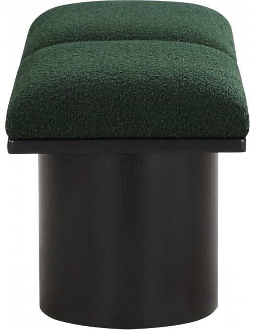 Meridian Furniture Pavilion 2-Piece Green/Black 31" Modular Bench Set-3