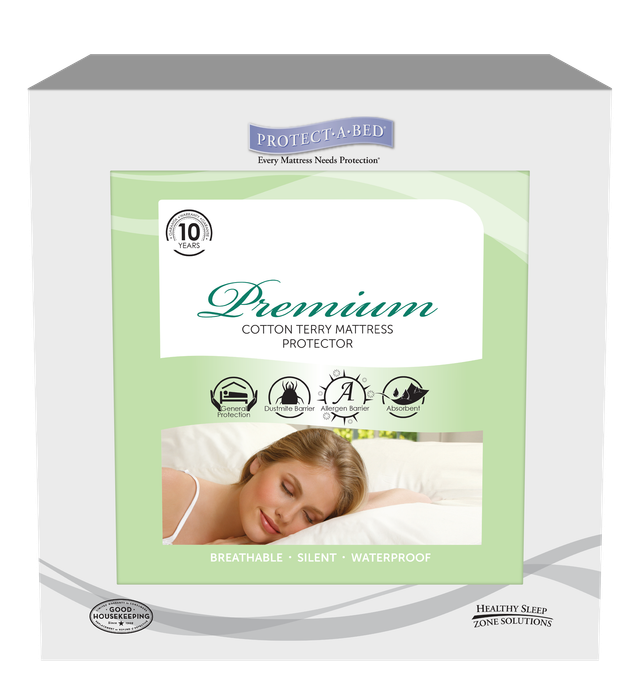Protect-A-Bed® Originals Premium White California King Mattress Protector-0