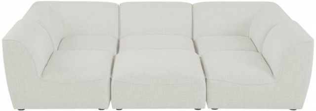 Meridian Furniture Miramar 6-Piece Cream Upholstered Modular Sectional-1
