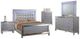 American Wholesale Furniture Valentino 5-Piece Silver Queen Bedroom Set-0