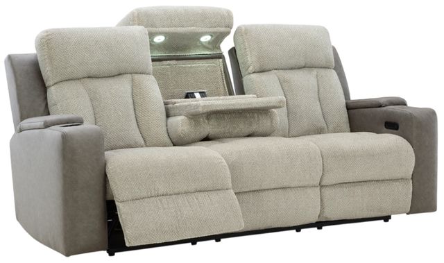 Signature Design by Ashley® WhipLash Sisal Power Reclining Sofa with Adjustable Headrest-3