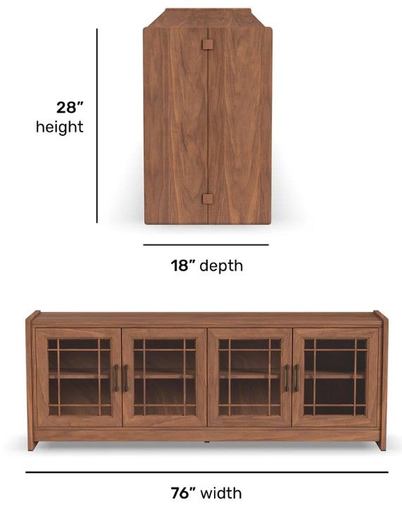 Flexsteel® Lincoln Walnut Entertainment Console-4