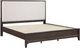 Winners Only® Westfield Expresso/White King Upholstered Panel Bed-2
