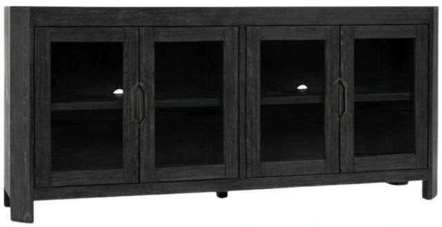 Classic Home Macarthur Antique Black 4-Door Cabinet-0
