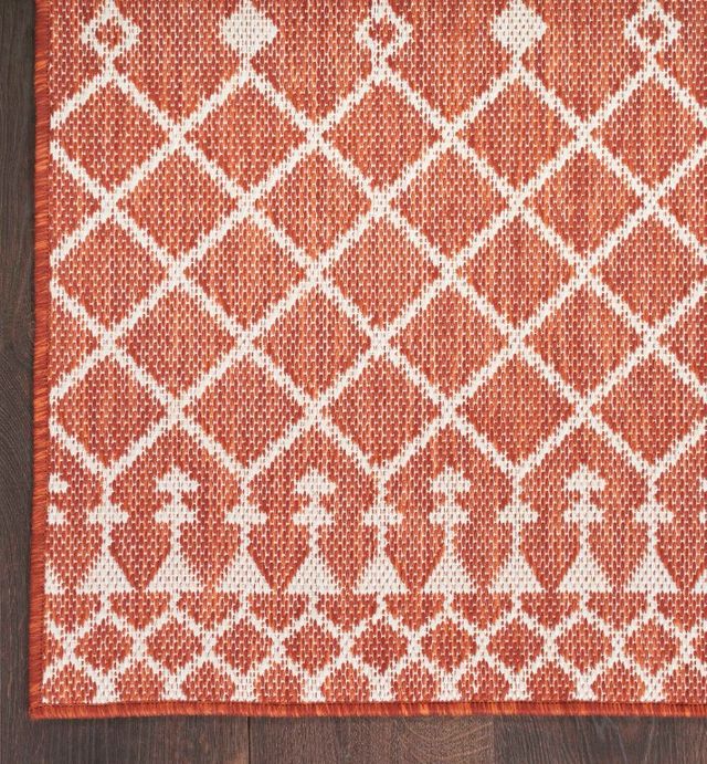 Nourison Home™ Positano Terracotta 5'x7' Area Rug Style 1-4