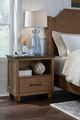 John Thomas Furniture® Vista Coal/Hickory Nightstand-1