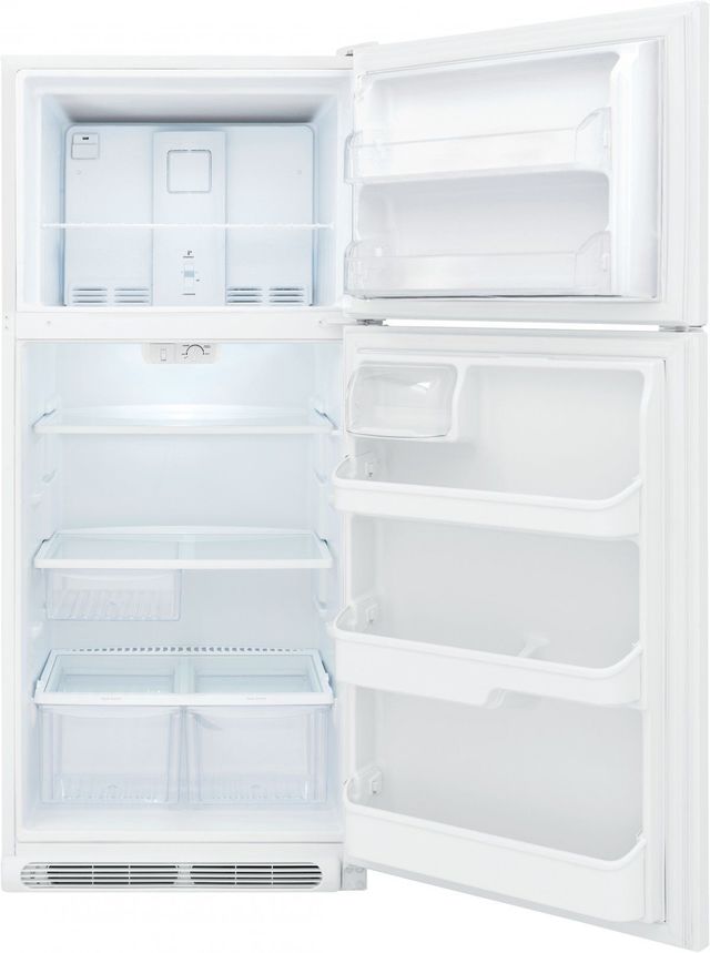 Frigidaire® 20.4 Cu. Ft. Pearl White Top Freezer Refrigerator-1