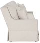 Fairfield® Customizable Kelly Skirted Sofa with Three Knife-Edge Backs over One Seat-3