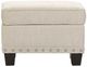 Hughes Furniture® 24850 Largo Pearl Ottoman-0