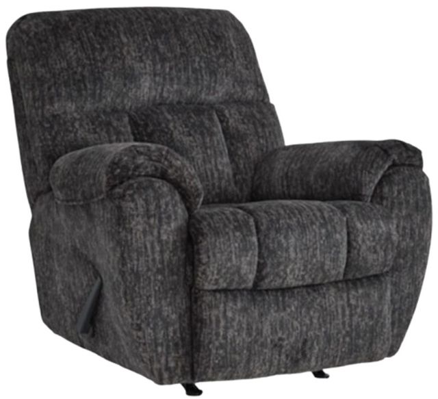 Signature Design by Ashley® Rampant Gunmetal Manual Rocker Recliner-0