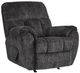 Signature Design by Ashley® Rampant Gunmetal Manual Rocker Recliner-0