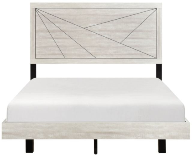 Homelegance® Aspen Dusty Gray Oak Queen Panel Bed-2