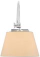 Currey & Company Ashby Eggshell/Polished Nickel Swing-Arm Wall Sconce-1