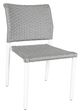 CabanaCoast® Customizable Stellan Aluminum/Natural Fiber Outdoor Dining Side Chair-3