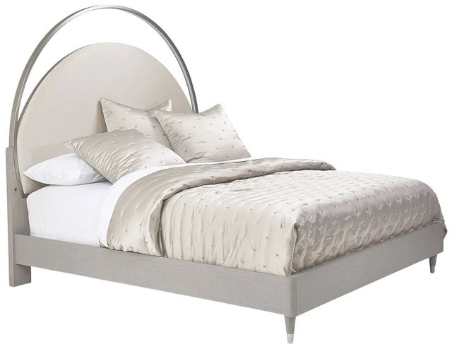 Michael Amini® Eclipse Moonlight California King Upholstered Panel Bed-0